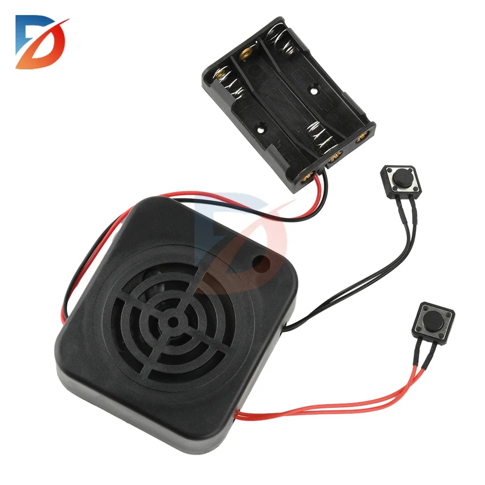 

DIY Voice Recording Module 2/4 Minute Speaker Button Control for Music Box Greeting Cards Recordable Sound Box Module
