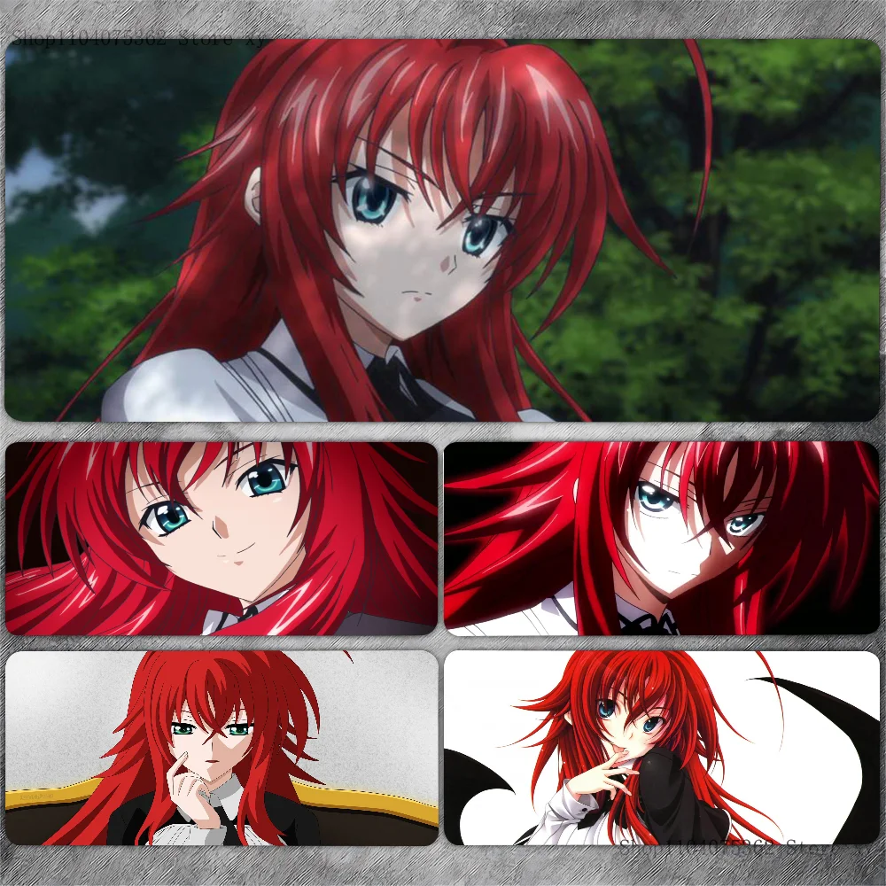 R-Rias G-Gremory High School Non-slip Mouse Pad Suitable For Office Computers Laptops E-sports Game Desk Mats XXL Keyboard