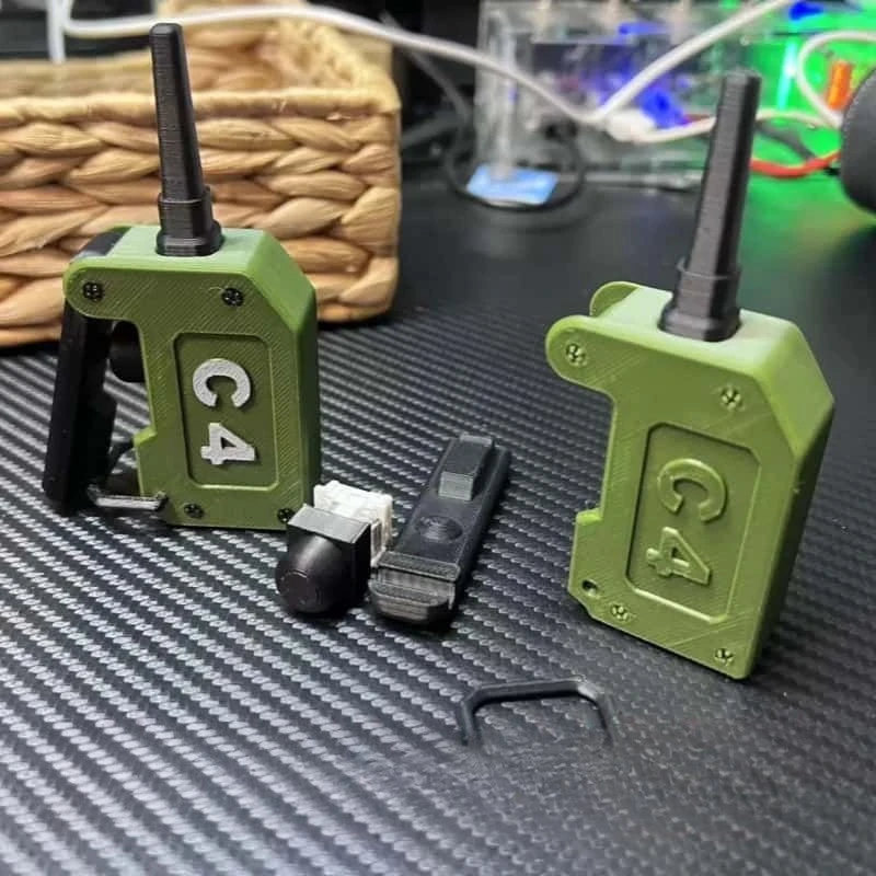 

Периферийный реквизит Cs, игрушки, подарки, косплей, набор моделей с дистанционным управлением Cs, модель детонатора C4, 3D-принт, имитация военной войны