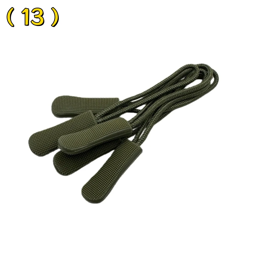 10/100 Stück bunte Ersatz-Reißverschlusszieher mit Kordelverlängerung für Rucksäcke, Jacken, Gepäck, Geldbörsen, Handtaschen