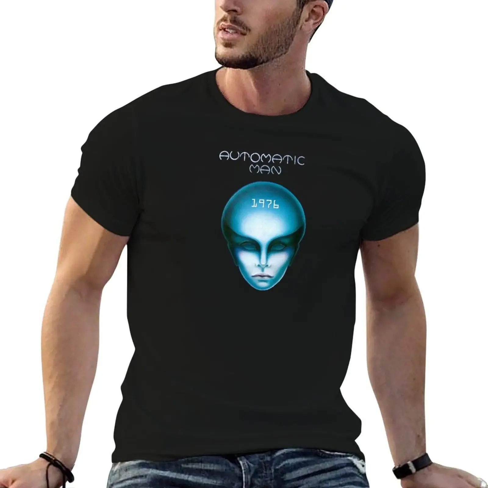 Automatic Man T-Shirt anime clothes blacks mens graphic t-shirts