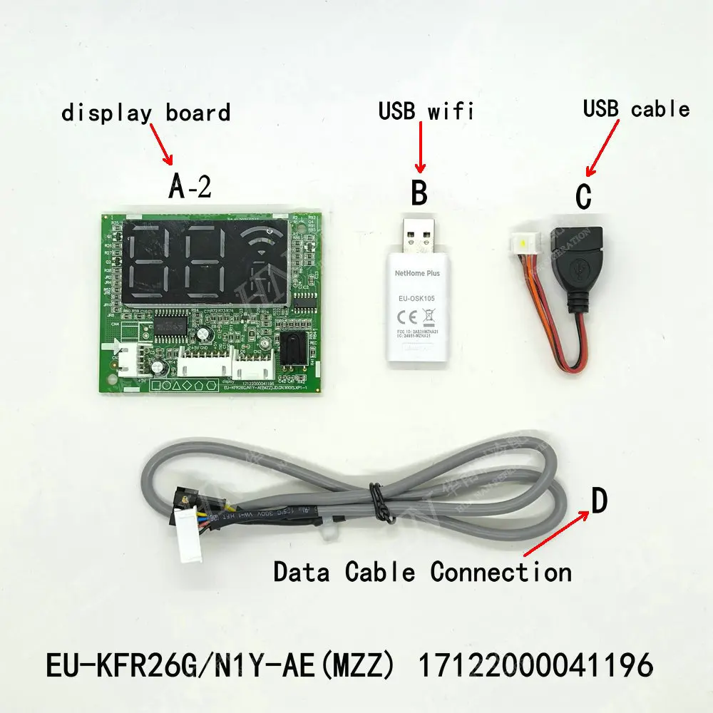 New Midea air conditioner WIFI display receiver EU-KFR26G/N1Y-AE (MZZ) 17122000041196