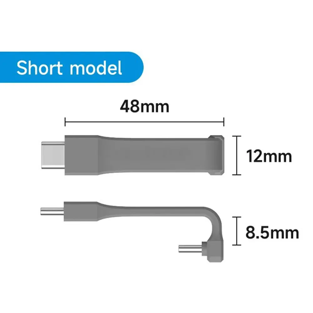 USB C Short Cable 40Gbps USB4 Cable PD 240W Fast Charging for SSD iPhone 16 Power Bank USB DAC & AMP Headphone Amplifier