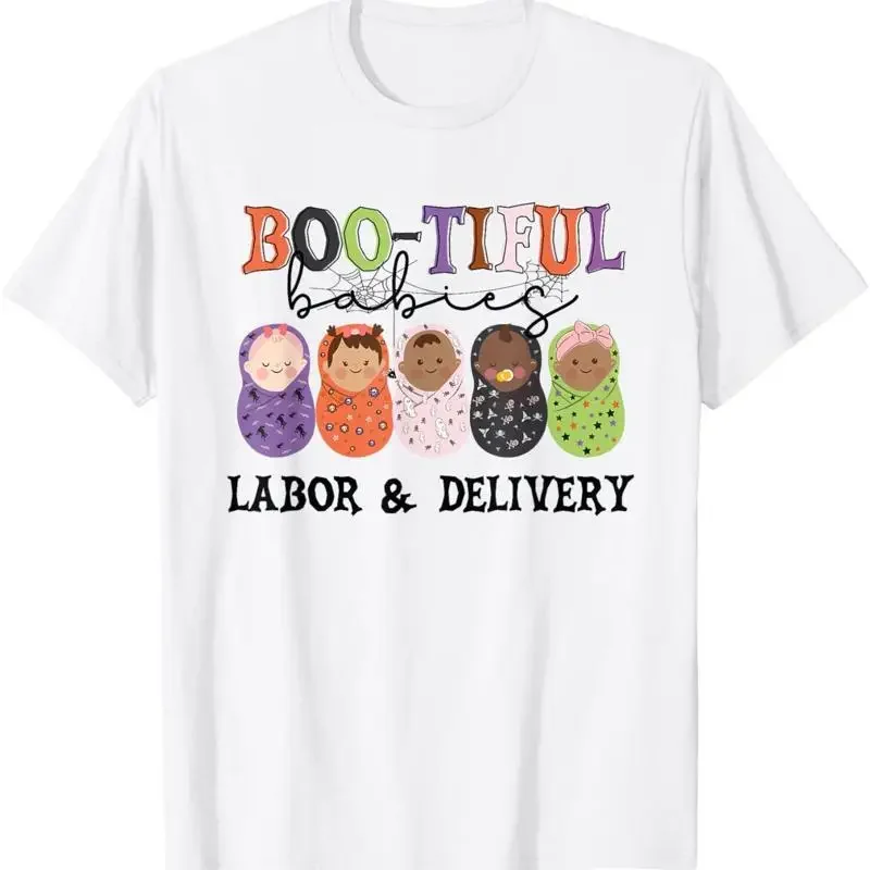 Bootiful Babies Labor And Delivery Nurse Halloween Party T Shirt