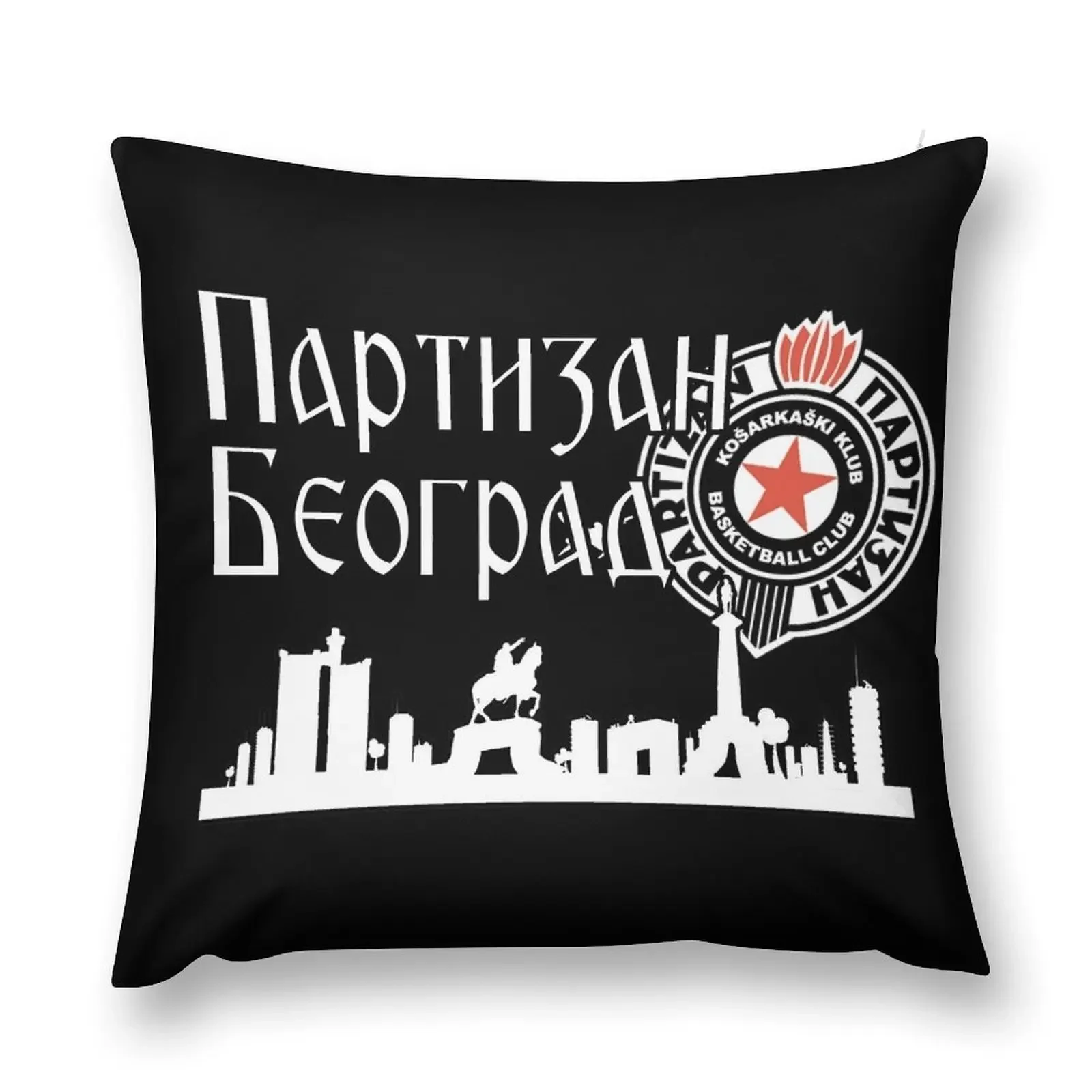 

Partizan Beograd Throw Pillow Anime Luxury Living Room Decorative Cushions Pillowcases Pillow Decor pillow