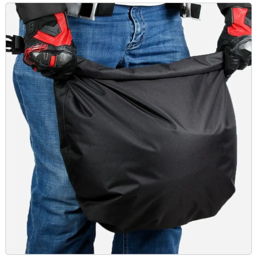 Anti-Theft Motorbike Helmet Bag Large Capacity Insurance Buckle Luggage Storage Bag Combination Lock Waterproof