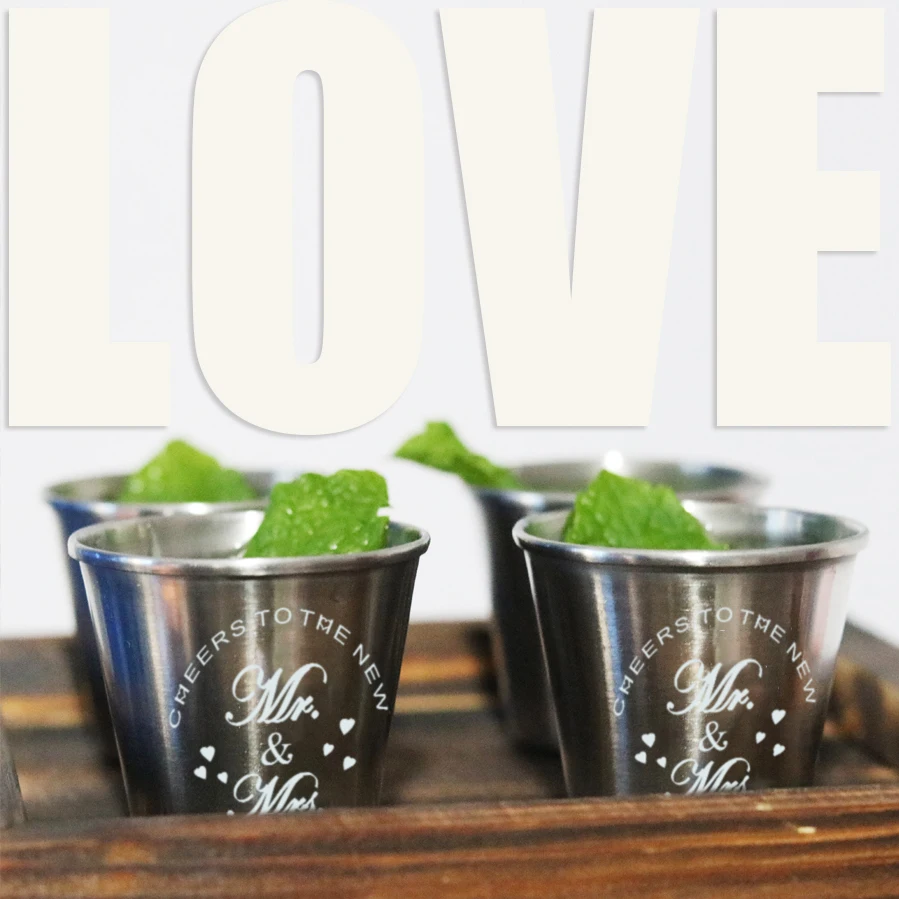 36pcs/set Wedding Shot Mugs Toasting Cup 12 Shot Mugs 12 Thank you cards 12 Organza Mesh Bags Wedding Party Oktoberfest Gift Set