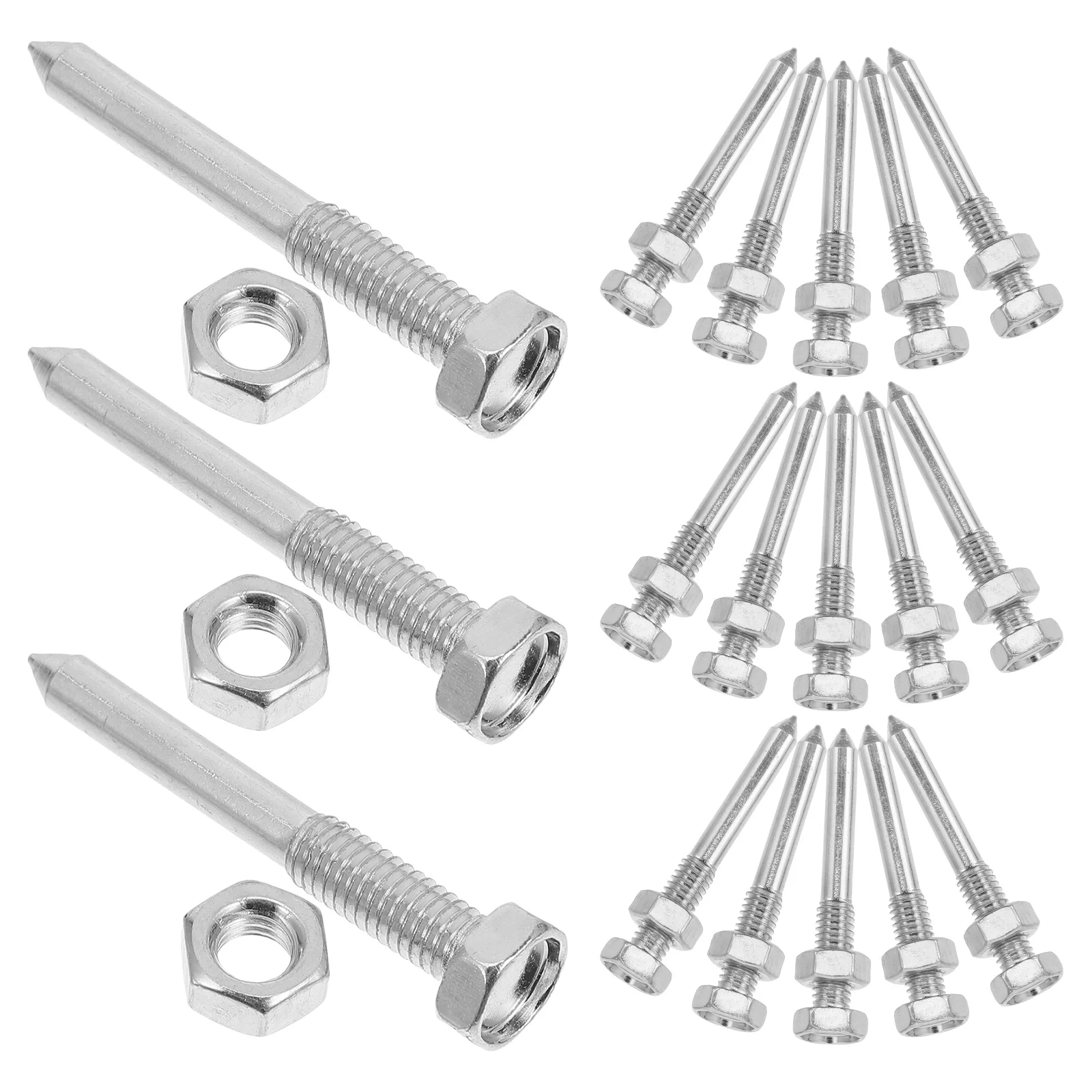 

20 Pcs Spike Lawn Shoes Grass Nailed Spikes for Aeration Inflatable and Garden Aerator Man