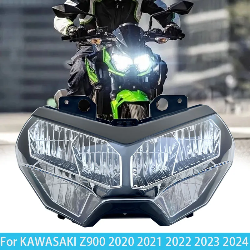 

Для Kawasaki Z400 светодиодная фара 2018 2019 2020 2021 Z 2022 Передняя капота верхний нос обтекатель корпус