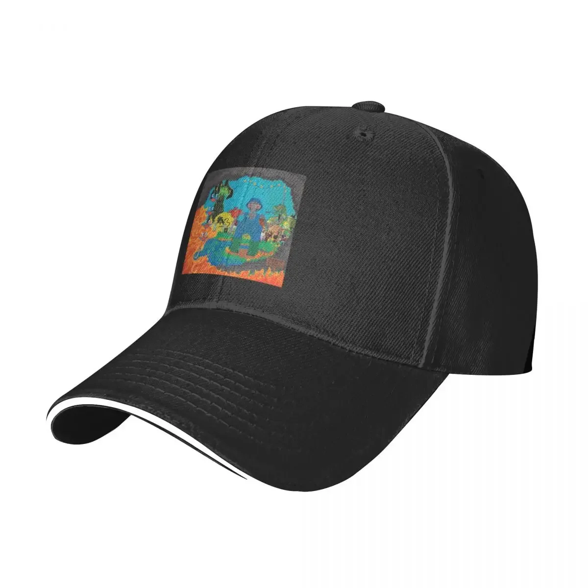 King Gizzard Album Art Collage Baseball Cap Sunhat Hip Hop Women's Men's