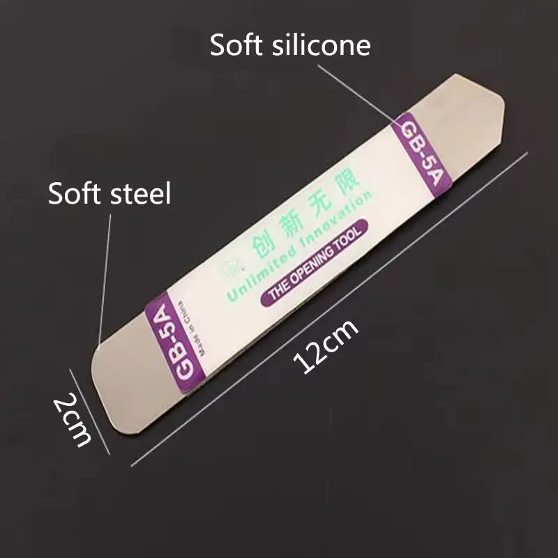 Ultra-thin large torque stainless steel phone pry bar for LCD repair tool screen pry bar for repairing iphone and IPad