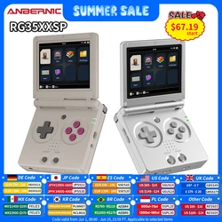 Anbernic RG35XXSP Flip Handheld Game Consoles 3.5-inch IPS 640*480 Screen Linux WIFI Retro Video Game Player 3300mAh 5000+ Games