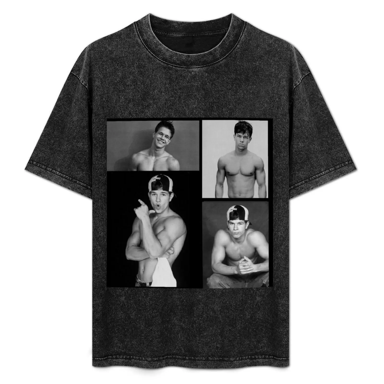 

Mark Wahlberg Collage T-Shirt Casual Trendy Streetwear Tee Shirt