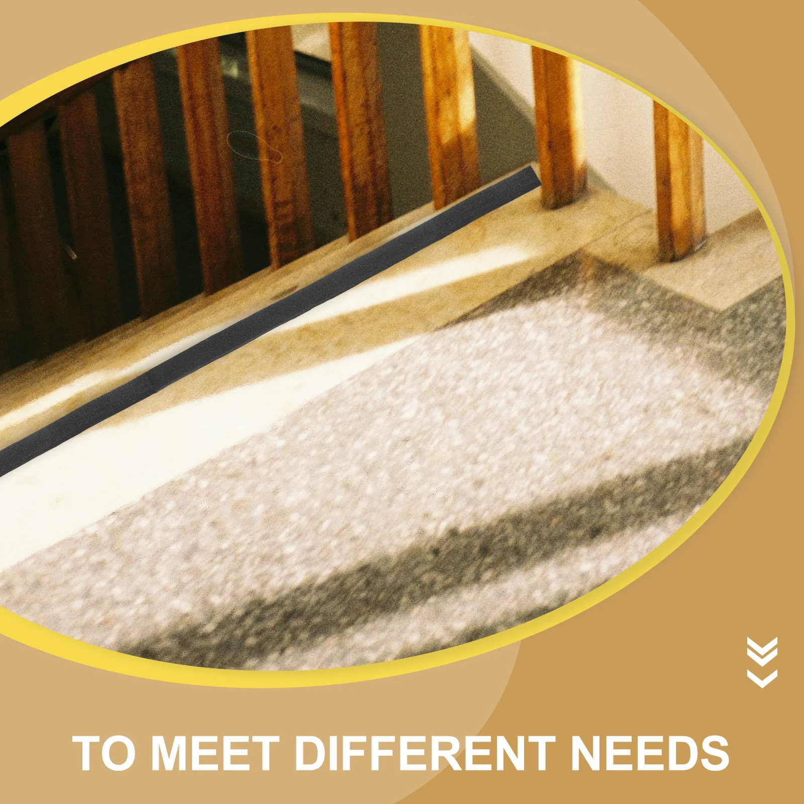 

Adhesive Weather Stripping Tape Door Window Seal Strip Easy to Cut Bend Strong Bond DIY Sealing Gaps Black Insulation Tape