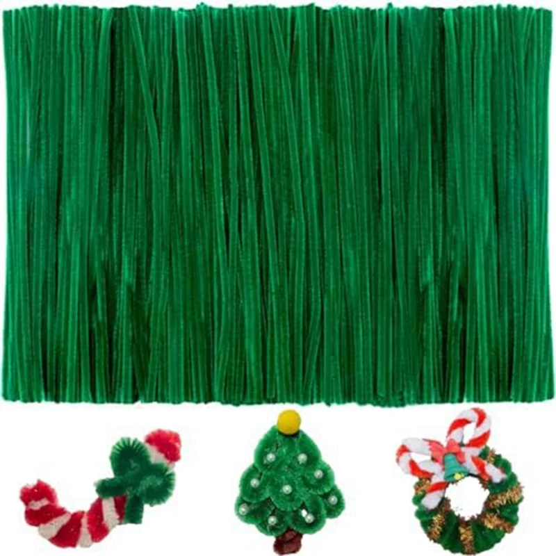 200Pcs Pipe Cleaners, Pipe Cleaners For Crafts, Craft Supplies Multicolor Chenille Stems For DIY (12Inchx6mm,20Colors)-AA26