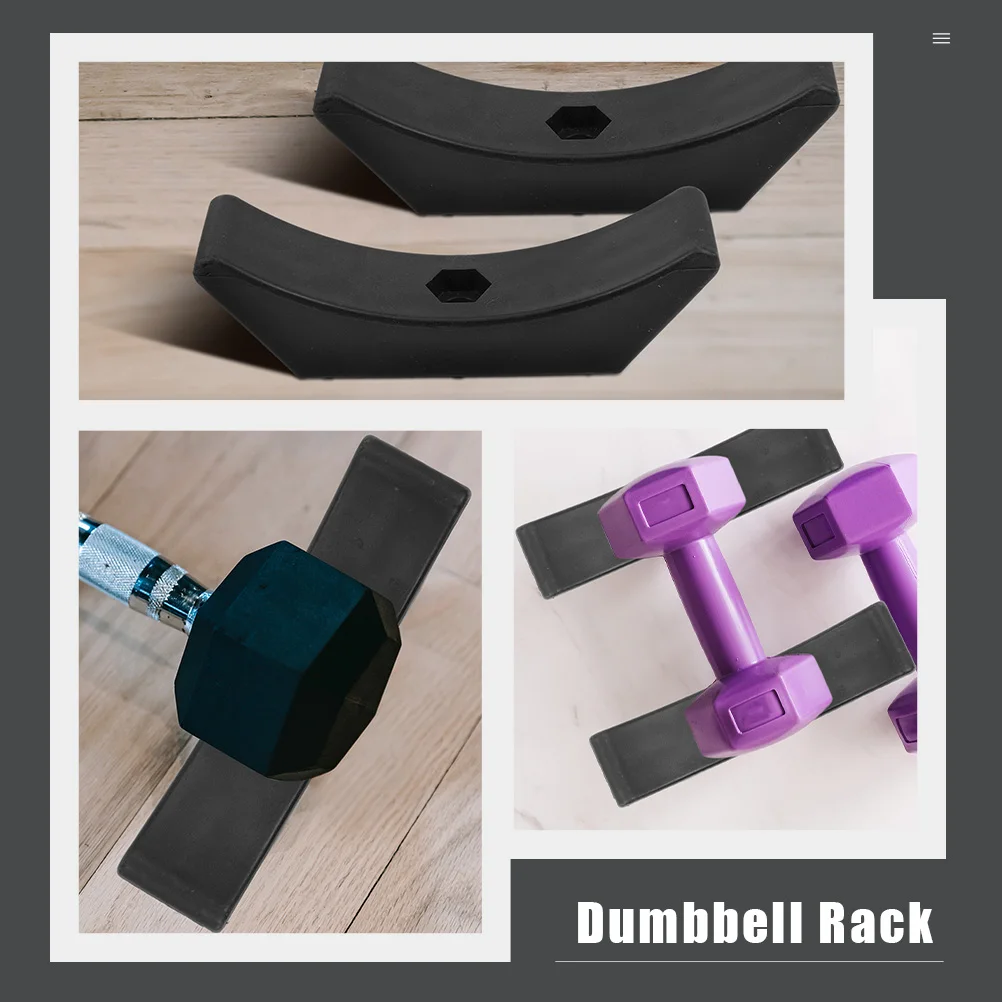 

6Pcs Dumbbell Holder Premium PP Material Sturdy Wear-Resistant Storage Rack for Home Gym Fitness Equipment Dumbbell Storage Rack