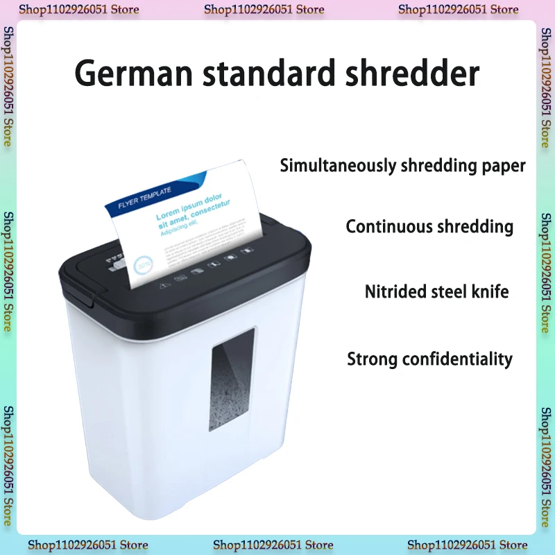 Deli Shredder Office Household Operation Is Simple Electric High-power Shredder Mini-particle Commercial Financial Shredder.