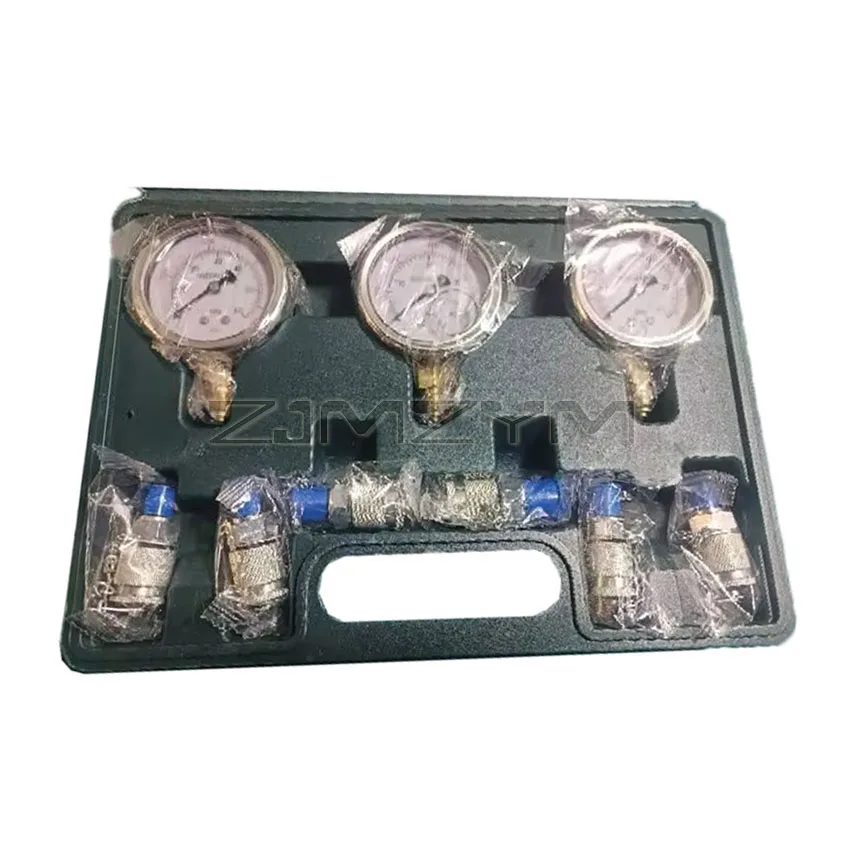 Hydraulic Pressure Gauge Excavator Pressure Test Kit Pressure Test Devices Accessories for Excavator Construction Machinery