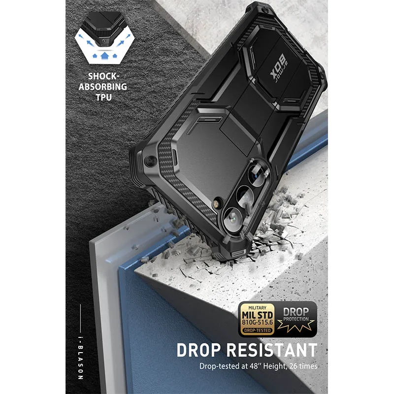 For Samsung Galaxy S23 Plus Case (2023 Release) 6.6 inch I-BLASON Armorbox Full-Body Rugged Case with Built-in Screen Protector