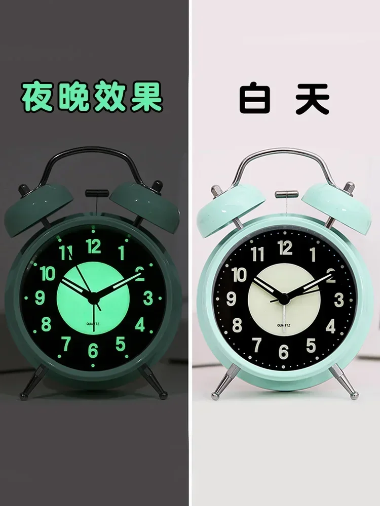 Luminous small alarm clock students special bedside children boys and girls strong wake-up artifact 2023 new alarm