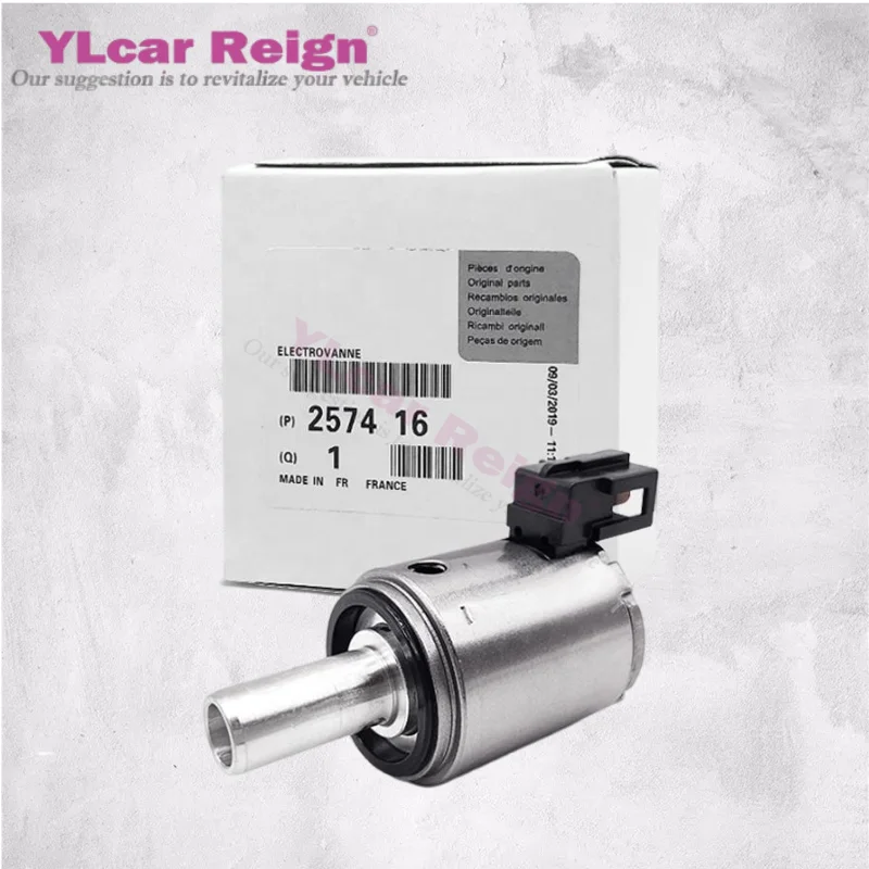 Válvula Solenoide de caja de cambios de transmisión automática DP0 AL4 DPO, 2574,16, 257416, para RENAULT, PEUGEOT 307, CITROEN, accesorios de coche