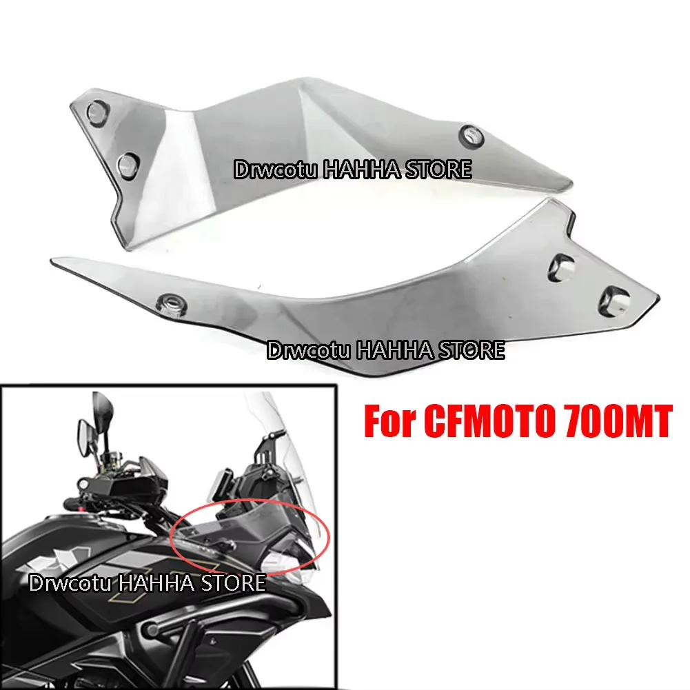Front Left Right For CFMOTO 700MT CF700-9 Motorcycle Side Window Side Windshields Air Deflectors Modification and Widening Kit
