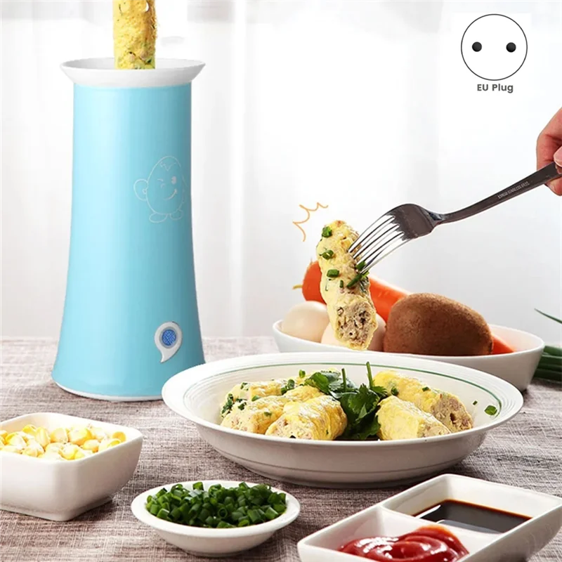 ABBZ-Sausage Machine Egg Roll Maker Electric Automatic Rising DIY Household Cooking Tool Egg Cup Omelette Master EU Plug