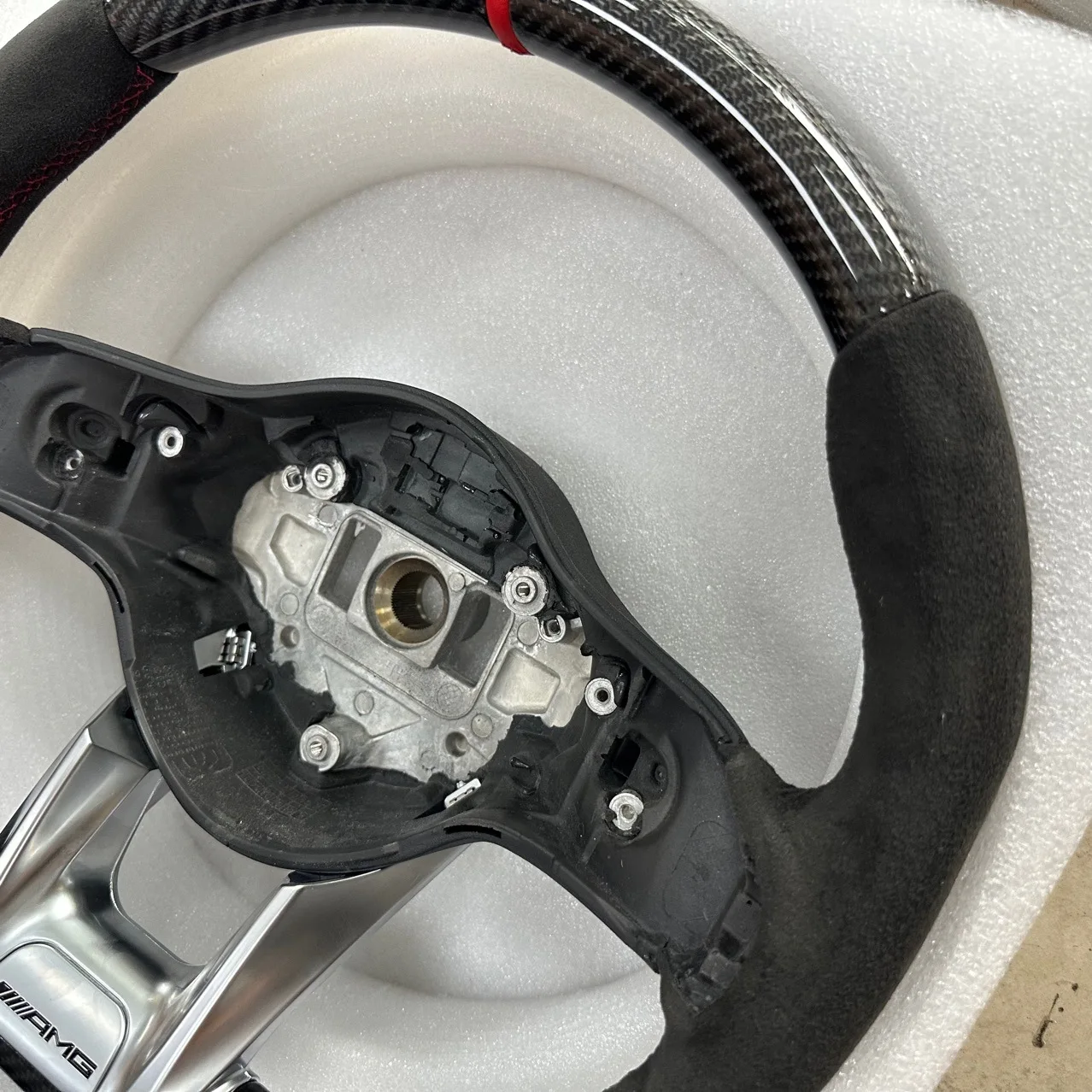 Passend für Mercedes-Benz Lenkrad Carbonfaser Rack GLS63G63C43A35GLC43E53GLA35S63GLB35