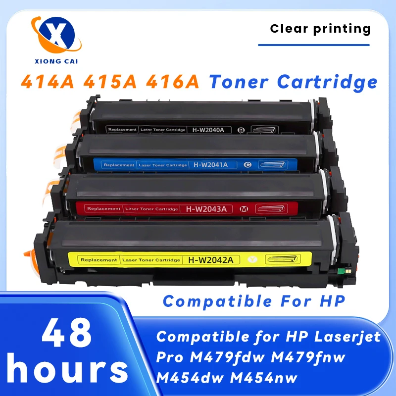 

Картридж с тонером, совместимый для принтера HP Color Laserjet Pro M454 M454dw nw MFP M479 M479dw M479fdw W2030A-W2033A 415A 416A 414A