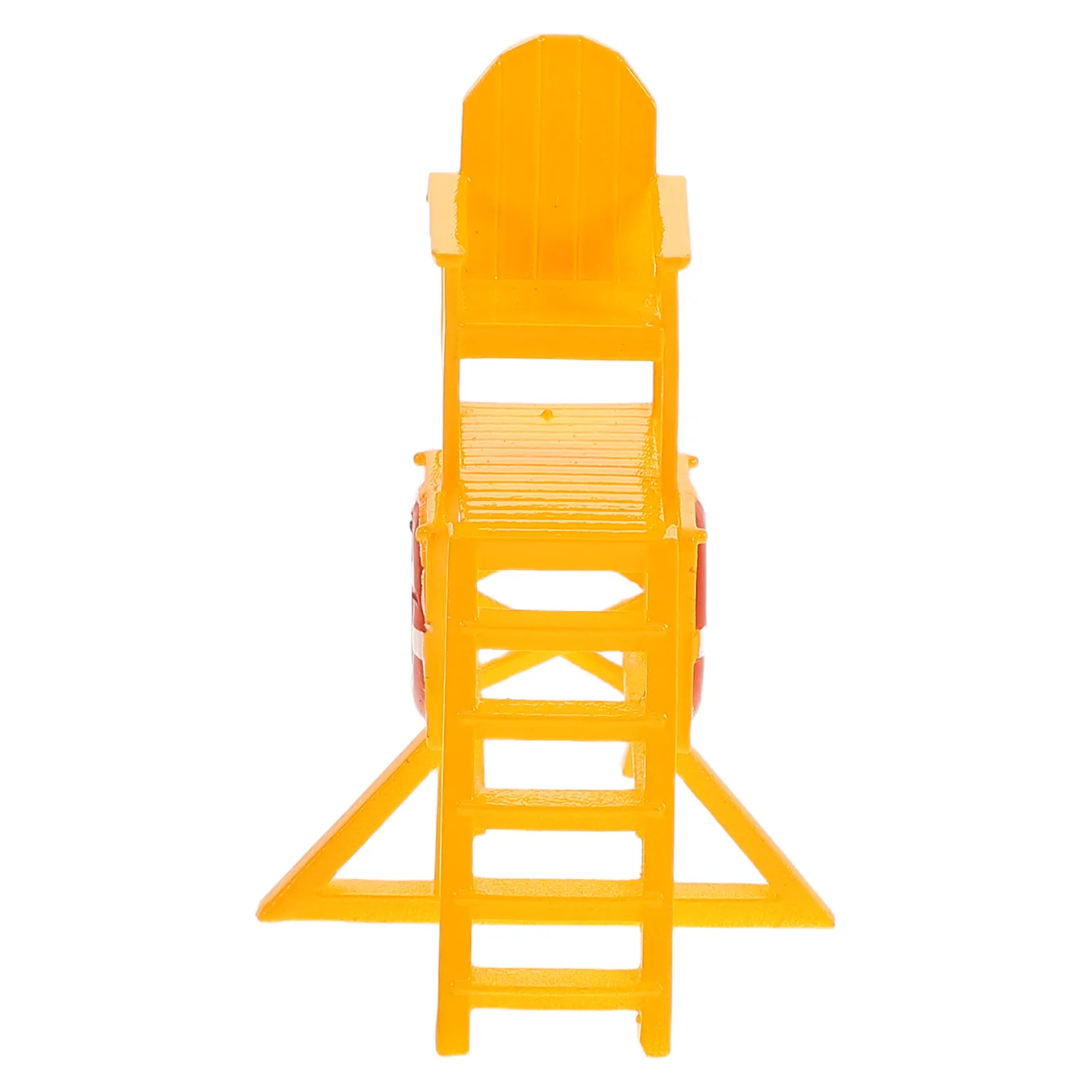 

Миниатюрные аксессуары для бассейна: спасательное кресло в масштабе 1:64 для сказочного сада, декор для пляжной тематики, сделай сам, из смолы, для улицы