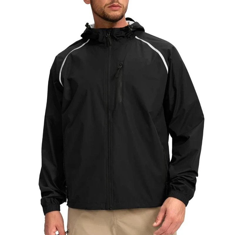 

Men's waterproof and windproof raincoat, street raincoat