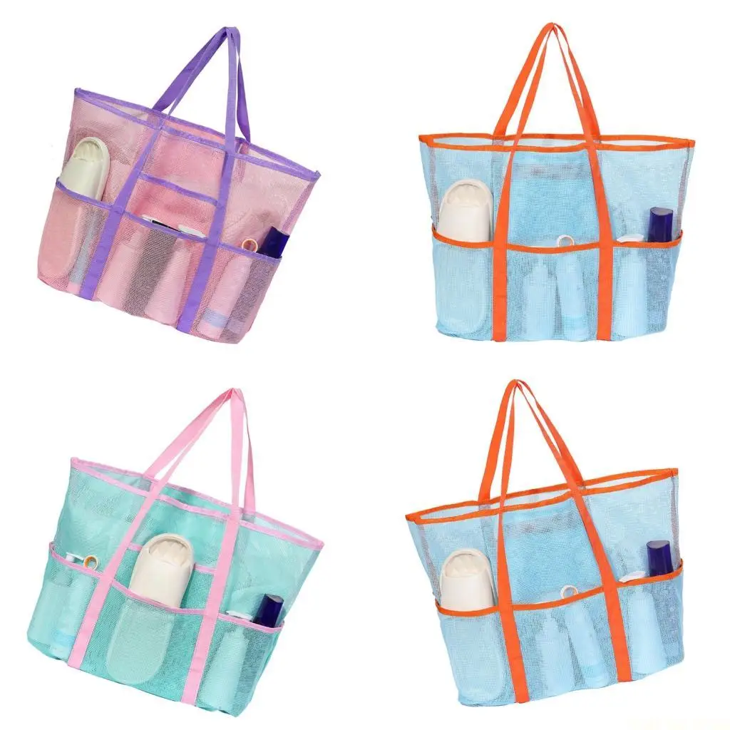 

X90D Multi Compartment Polyester Shower Bag With Reinforced Handle For Outdoor Vacation Trip