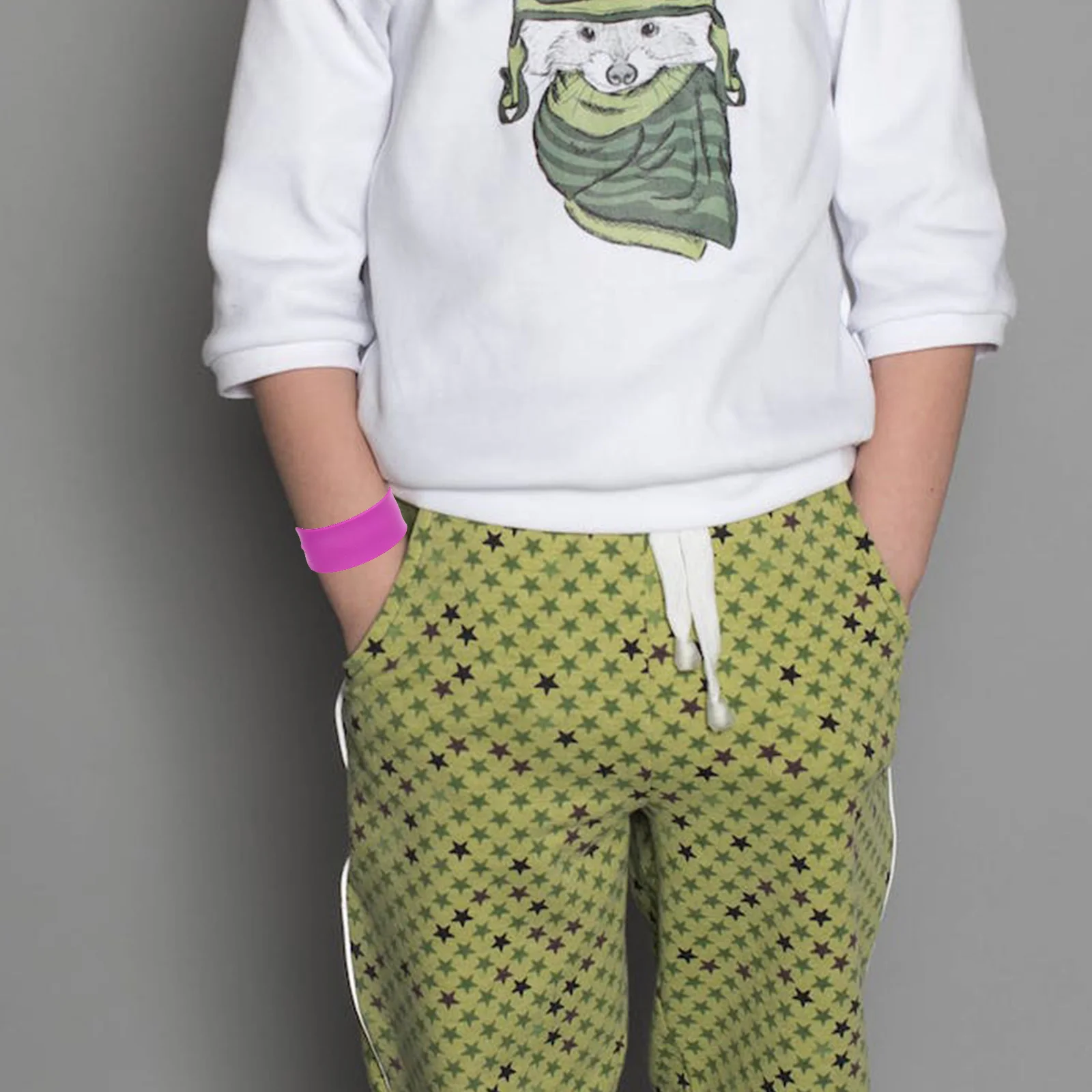 

5 Pcs Silicone Bracelet Wrist Circle Pat Ring Kids Jewelry Silica Gel Slap Bands for Child Party Favor Funny