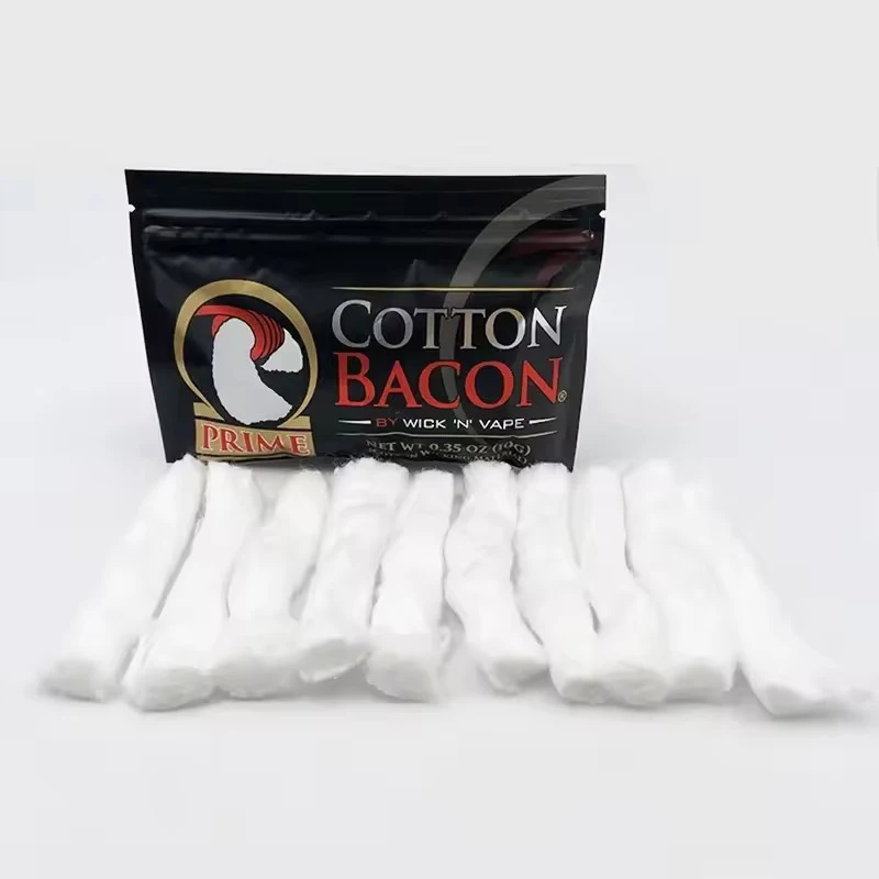 50Pack 2.0  Cotton Bacon Prime for gold wick Zeus X RTA Kylin BSKR Dead Rabbit Profile Mesh RDA RTA DIY COIL