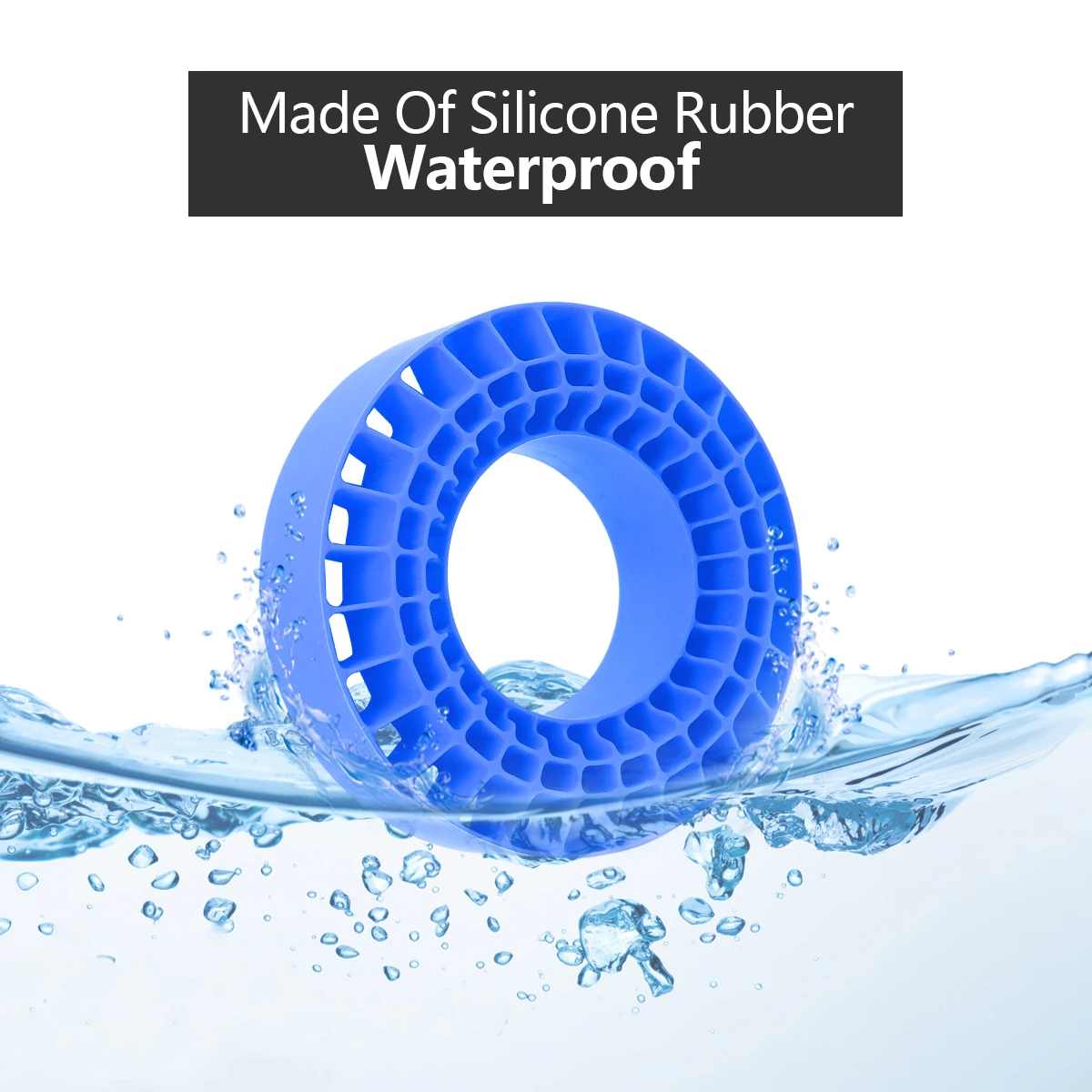 Waterproof Silicone Rubber Tire Inserts 108mm DIY Insert Foam Fit 1.9\