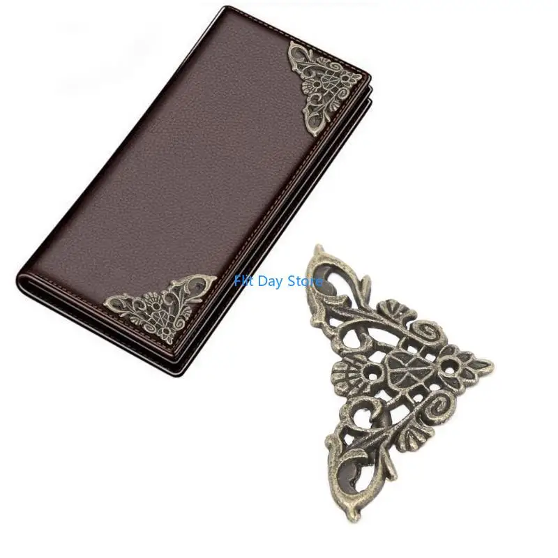 F92C 12x Antique Bronze Decorative Jewelry Gift Box Album Feet Leg Corner Protector