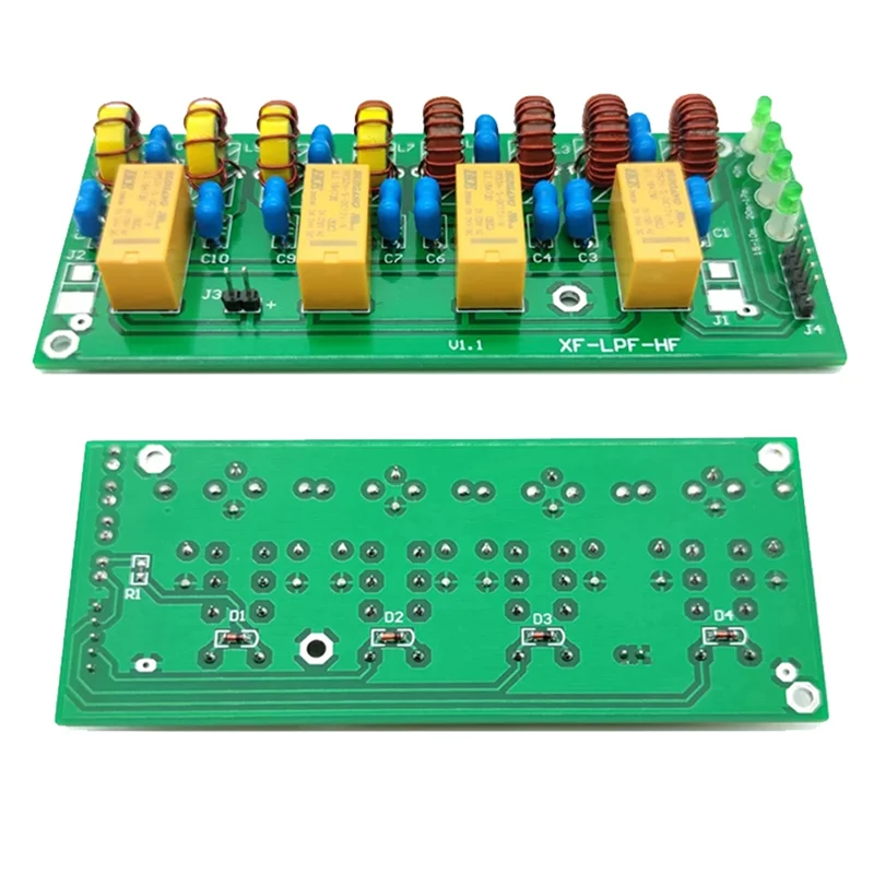 XF-LPF-HF Filter Kit 12V 100W Short Wave Low Pass Filter Lpf Unit 3.5Mhz-30Mhz Assembled