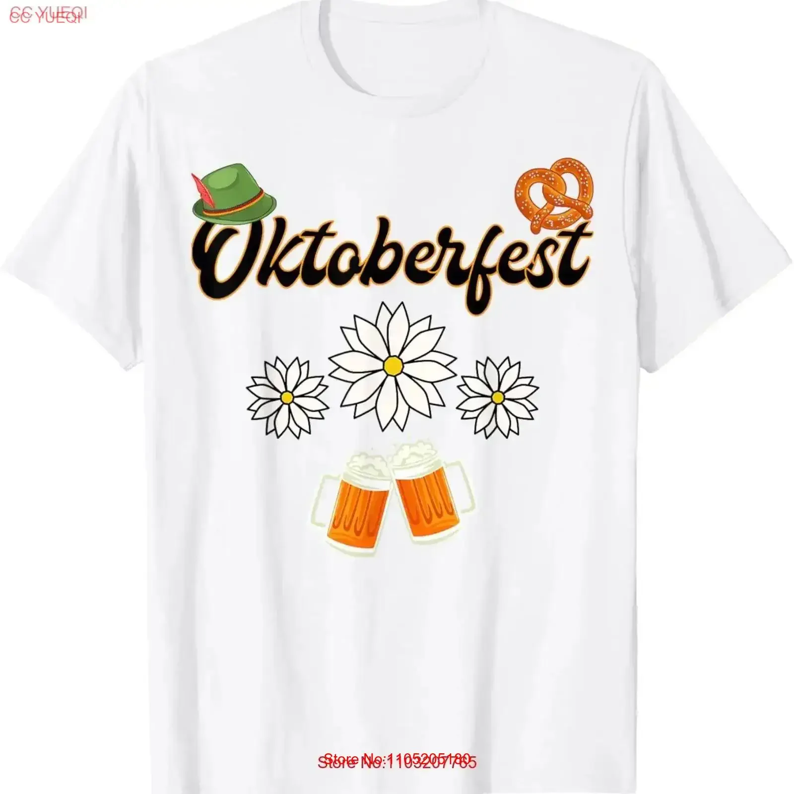 Oktoberfest T Shirt Pretzel German Beer Lover vintage Washed Comfortable Breathable Casual graphic Slightly fashion vintage