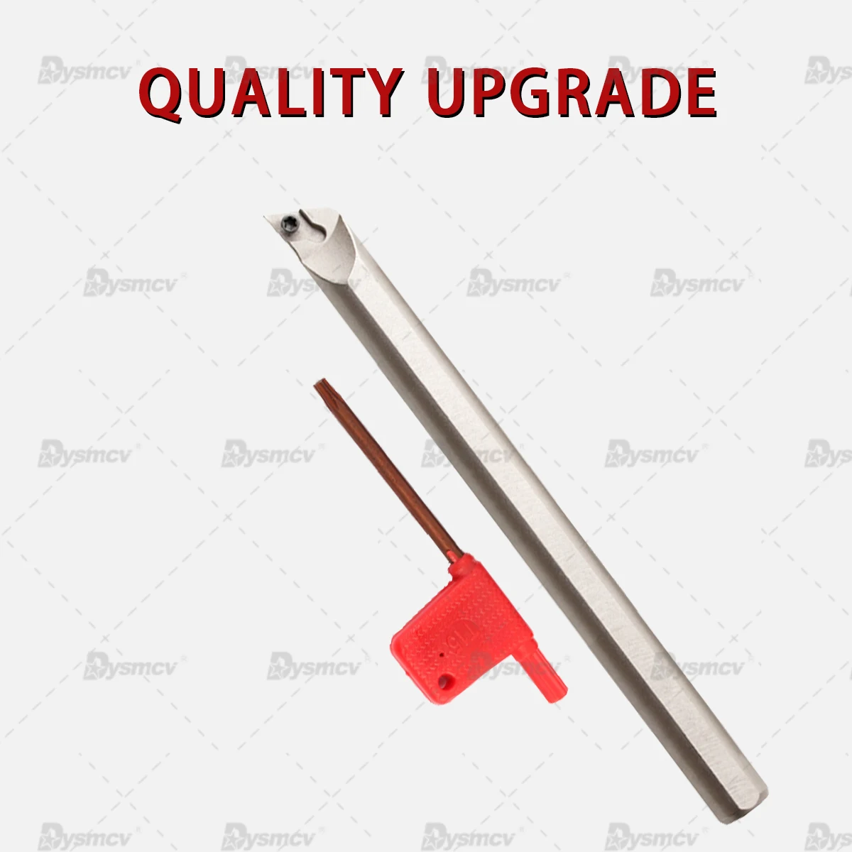 95 Degree CNC Lathe Inner Hole Tool White Holder Spring Steel Boring S08K S10K S12M-SDXCR07 Compatible With DCMT Carbide Inserts