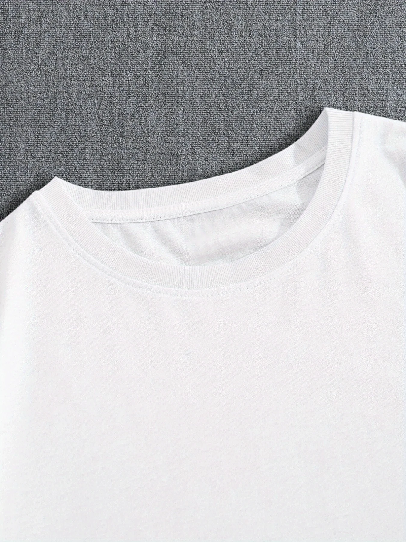 Inspirational 'Times Develop' Print Tee - Men's Comfort Stretch, Easy-Care, All-Season Crew Neck