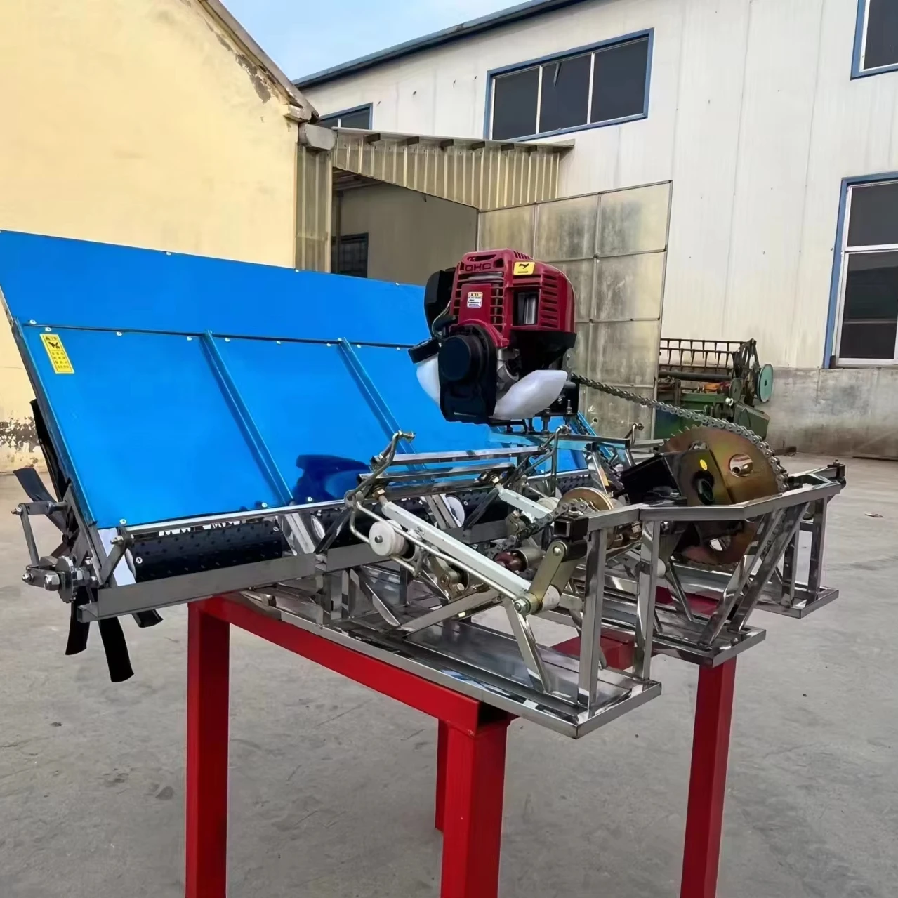 

【Hot】China Manufacturer 4 Row 6-Row Manual Hand Operated Rice Seed 4line Mini Rice Planting Machine for Small Farm