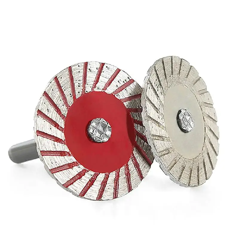 40mm Cutting Engraving Blade Diamond Cutting Wheel Discs with 6mm Shank Carving Concrete Granite Sandstone Saw Blades