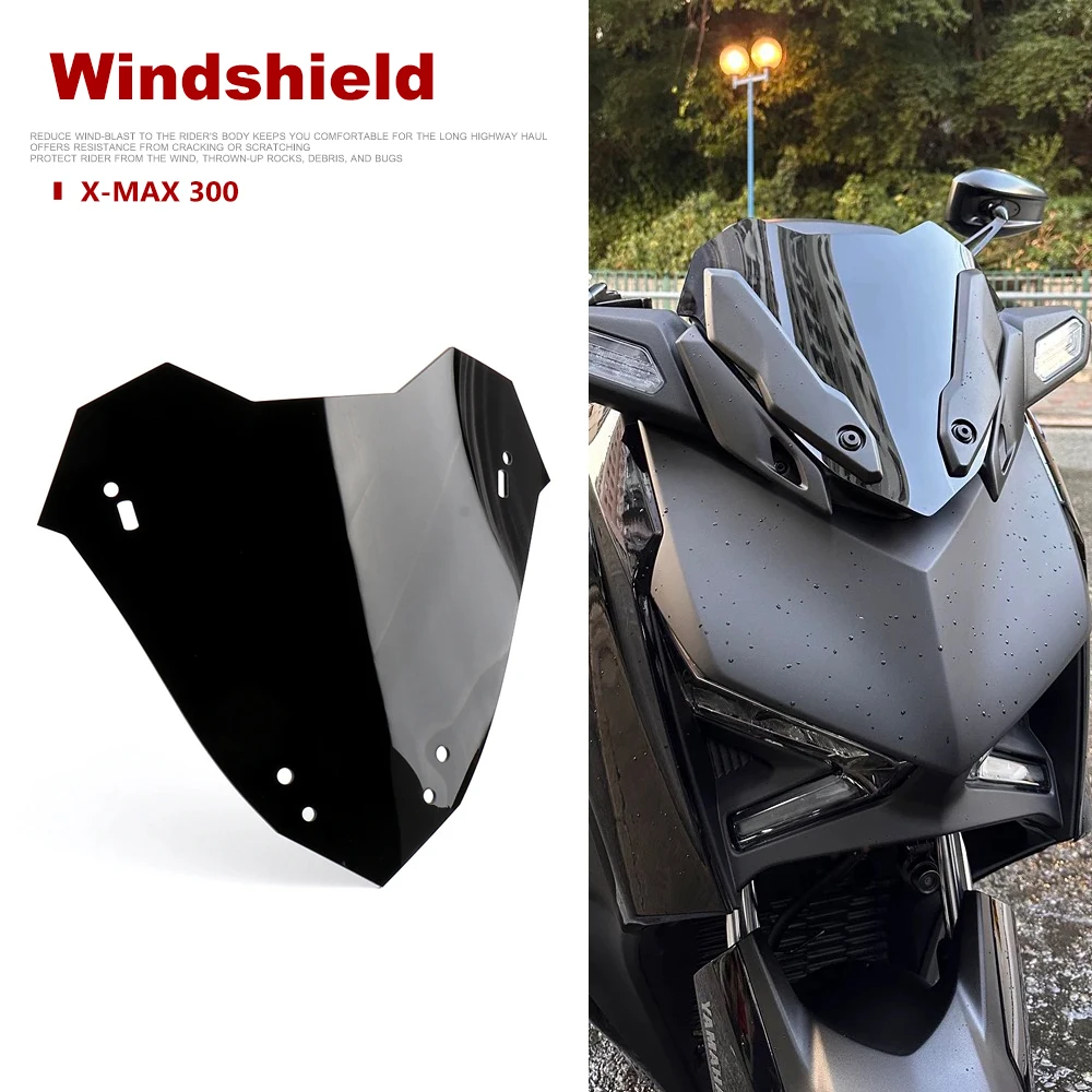 

For YAMAHA X-MAX300 XMAX300 X-MAX 300 XMAX 300 2023 2024 New Motorcycle Accessories Screen Windshield Fairing Wind Deflector