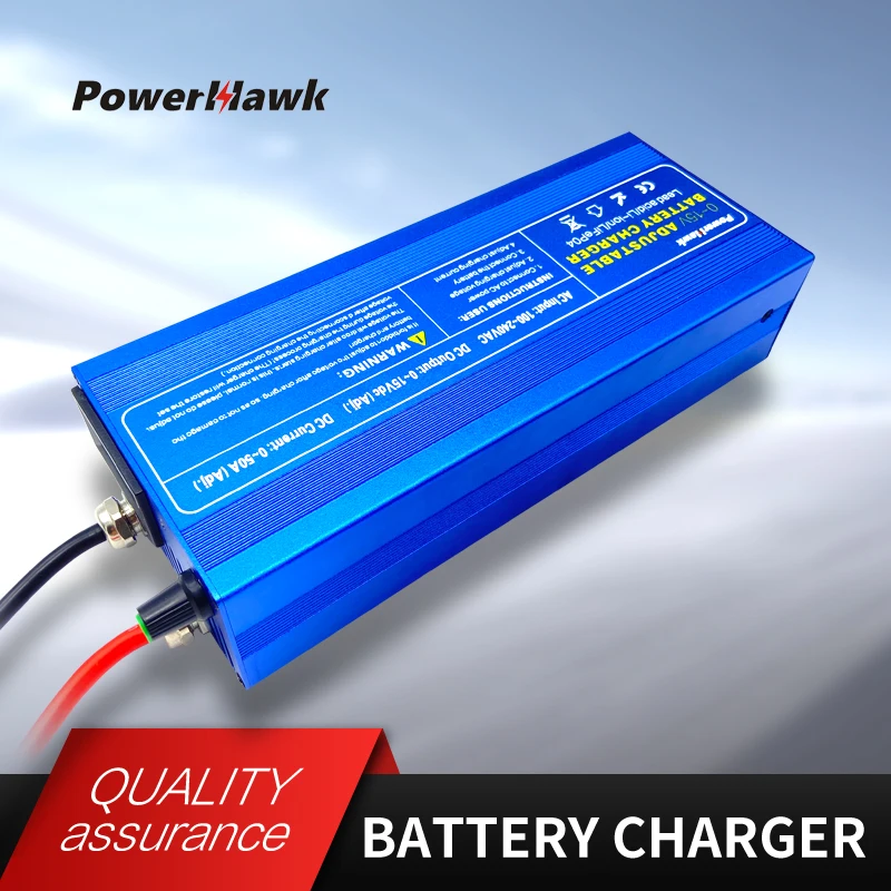 12v Battery Charge 50A 60A 85A 14.6v Lifepo4 Charger 100A  Car Fast Charge Lithium Battery Charger 12.6V High Power Adapter