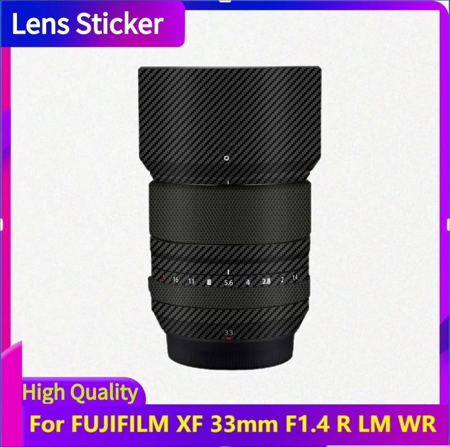 

Для FUJIFILM XF 33 мм F1.4 R LM WR наклейка на объектив защитная наклейка на кожу виниловая пленка защитная пленка от царапин XF33 мм