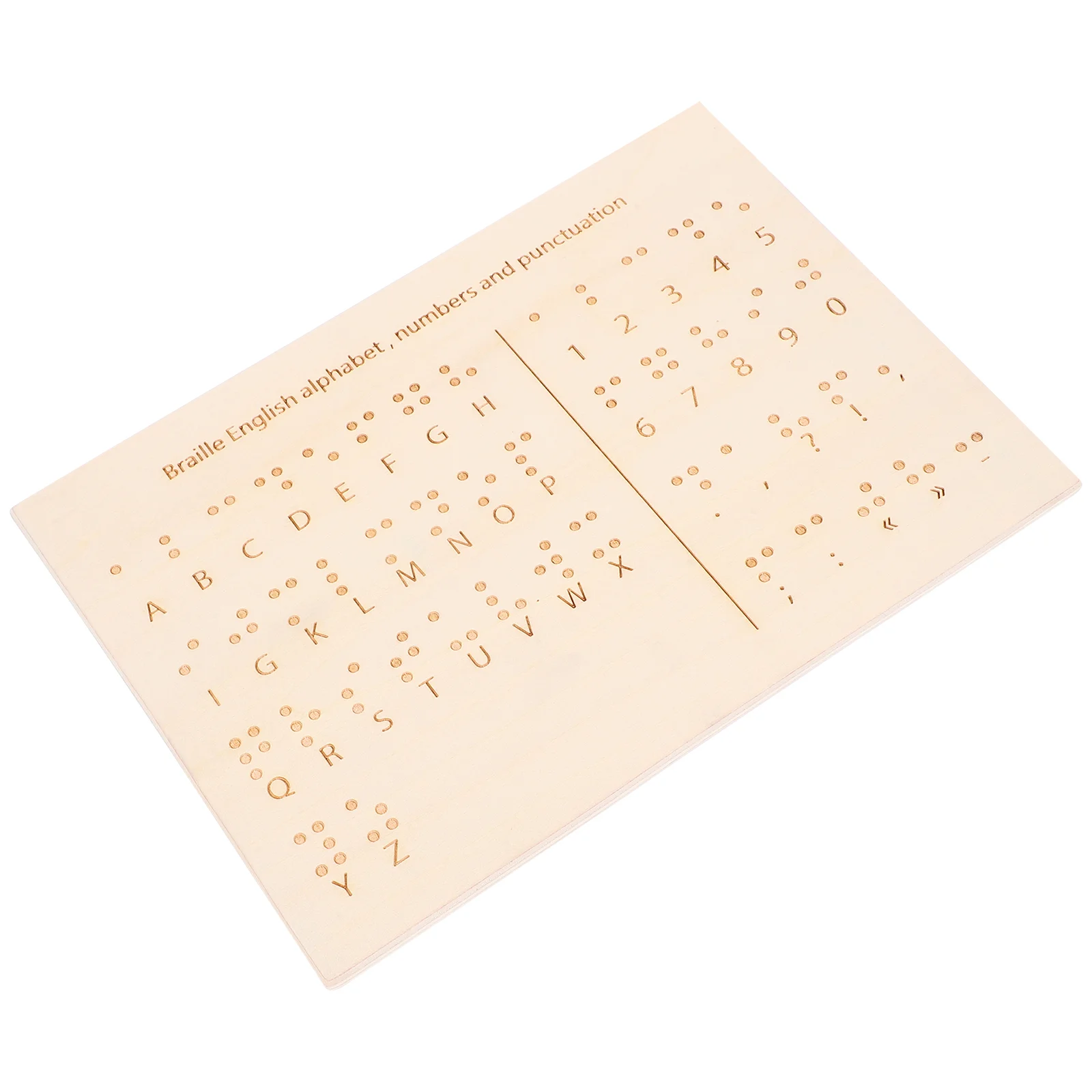 Imagem -06 - Braille Equipamentos Educacionais Jogos Carta Placas de Aprendizagem Acessório Pontuação Livros Pessoas Cegas Ferramenta Auxiliares de Ensino