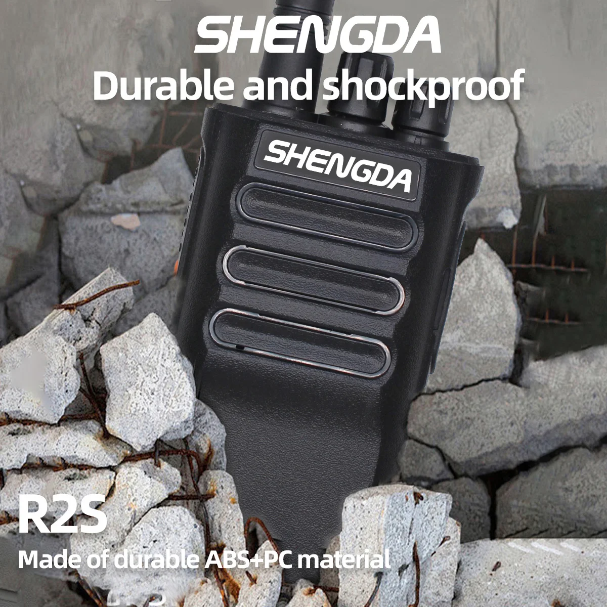 SD-R2S Small-Sized Walkie-Talkie One Key Frequency Matching Large Capacity Battery 400-500MHz Good Value for Money Portable