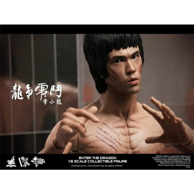 In Stock HOTTOYS HT 1/6 DX04 Dragon Fight Bruce Lee Deluxe Edition