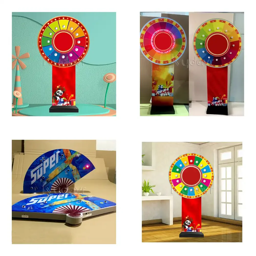 Electric Lucky LED Light Chance Raffle Rotating Lottery Prize Game Drum Activity Gift Random Selection Spinner Luck of the