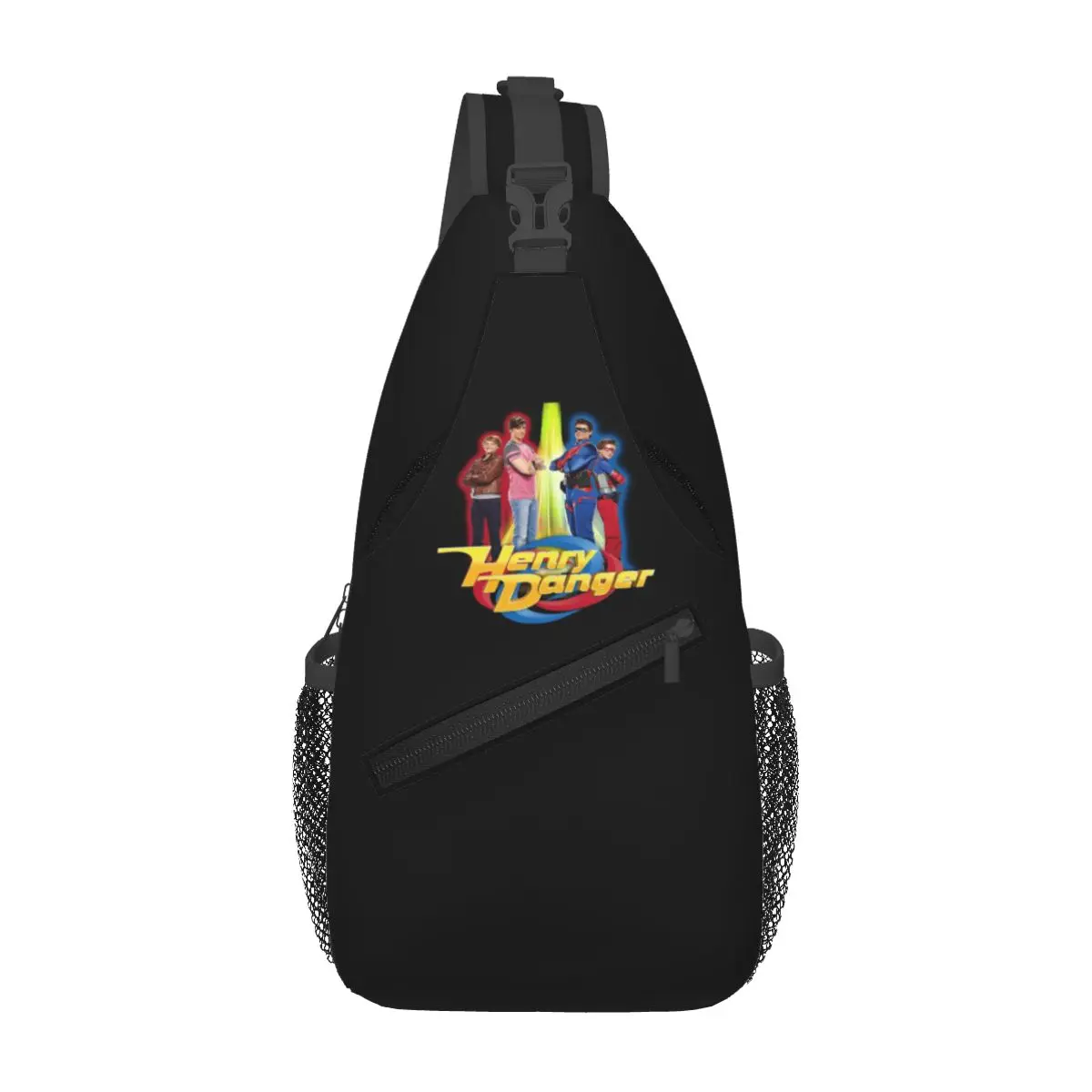 

Henry Danger Secret Identities Chest Bag Men Sling Crossbody Backpack Chest Bag Travel Hiking Daypack Shoulder Bag